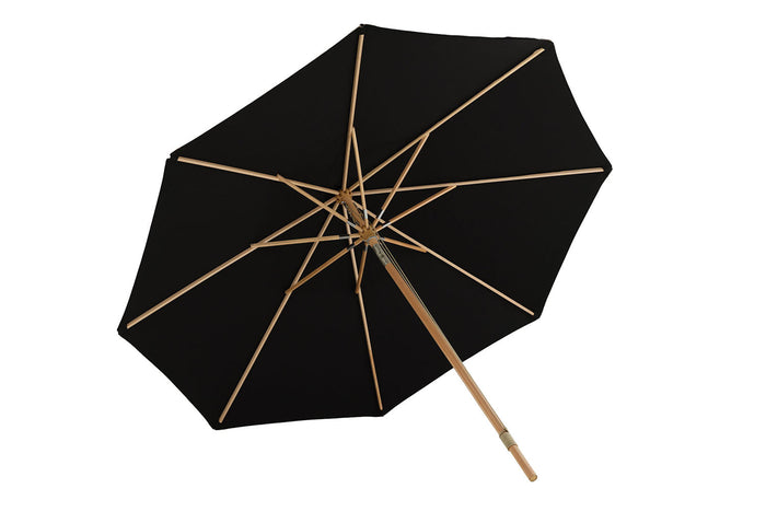 Rebellenclub Junip Parasol - ø330cm - Zwart