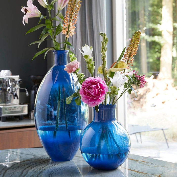 Mica Decorations Bolero Vaas H 31 cm - Blauw