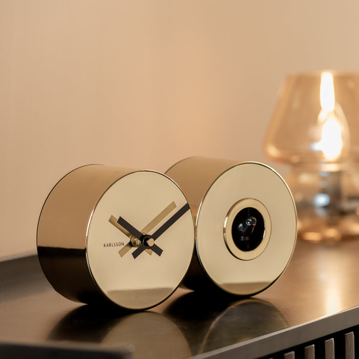 Karlsson - Wall Clock Duo Cuckoo Plated