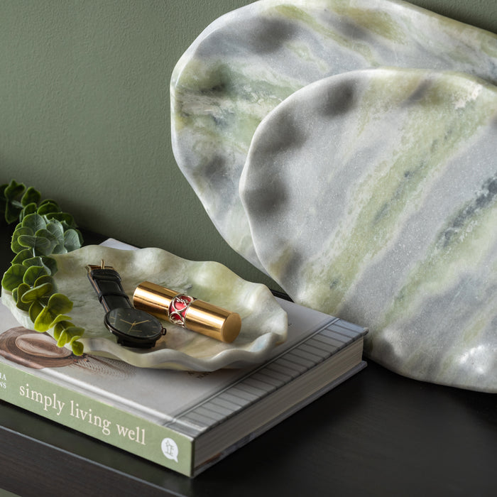 present time - Tray Waved Oval Small