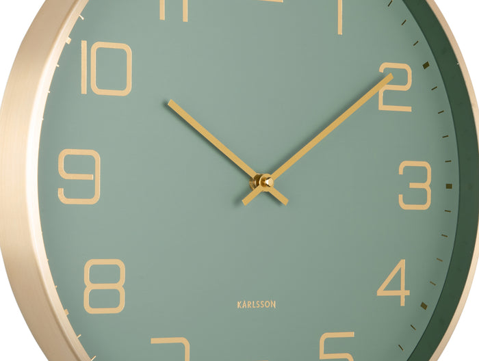 Karlsson - Wall Clock Elegance Glow