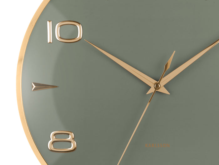 Karlsson - Wall Clock Sienna Glow