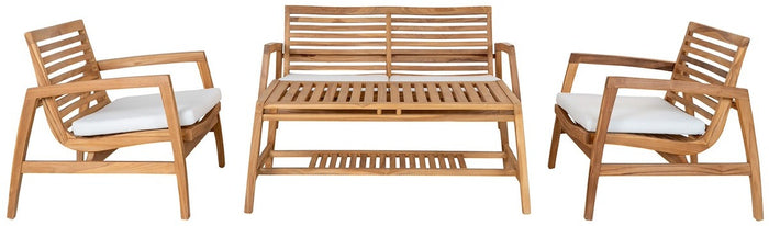 House Nordic - Tuin Lounge Set Santander Teak Naturel