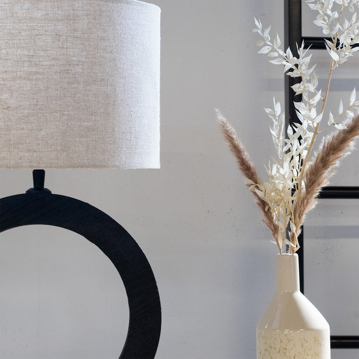 Giga Meubel - Tafellamp Zwart - 30cm - Tafellamp Nils