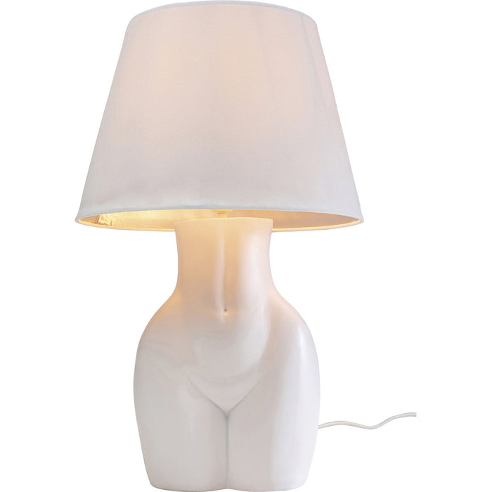 Kare Tafellamp Donna White 48cm