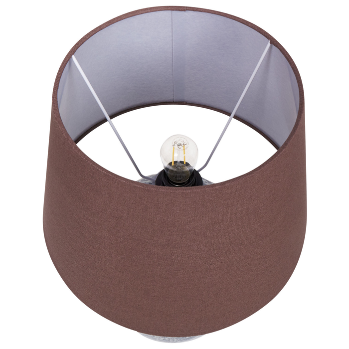 Beliani - NEIRA - Tafellamp - Wit|Blauw - Porselein