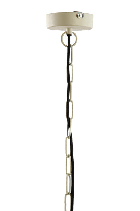 Light & Living Light&living Hanglamp Ø51x20 cm BAHOTO mat crème