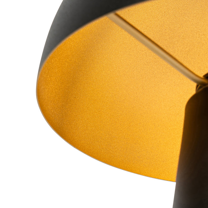 QAZQA Set van 2 smart buiten vloerlampen zwart 50cm en 65cm incl.