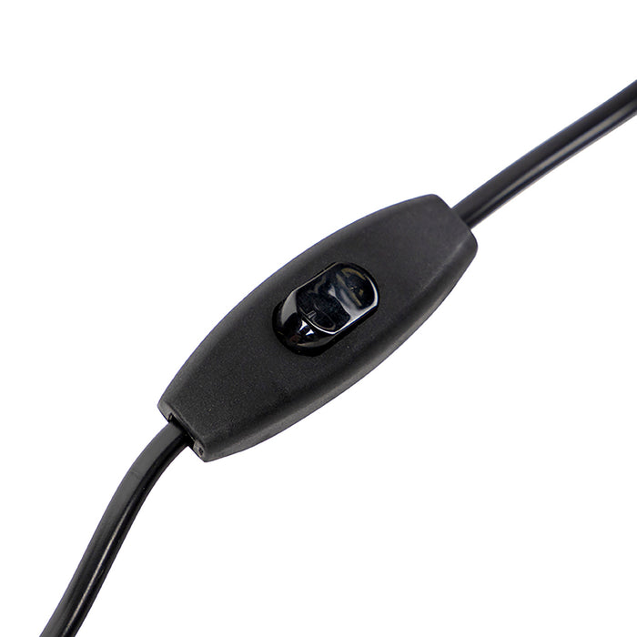 QAZQA Tafellamp brons velours kap taupe met goud 50 cm - Bruut