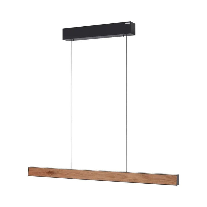 Neuhaus PURE® Hanglamp PURE E-MOTION Black - Wood e-LIFT 120cm incl.