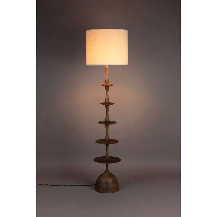 Dutchbone Cath Vloerlamp Hout Bruin