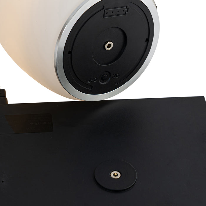 QAZQA Set van 2 tafellampen wit RGBW oplaadbaar - Eggo