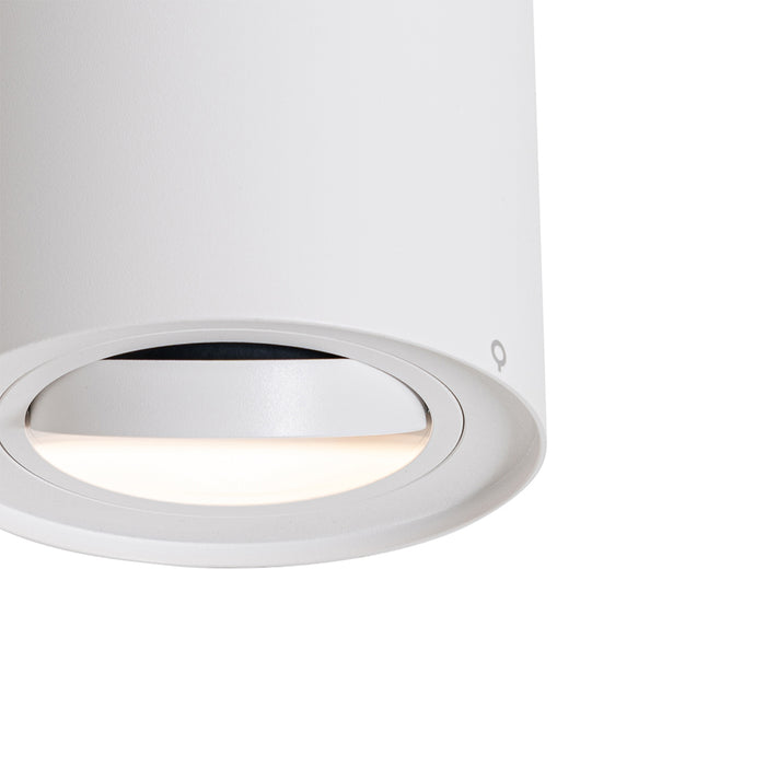 QAZQA Moderne plafondspot wit draai- en kantelbaar AR70 - Rondoo Up
