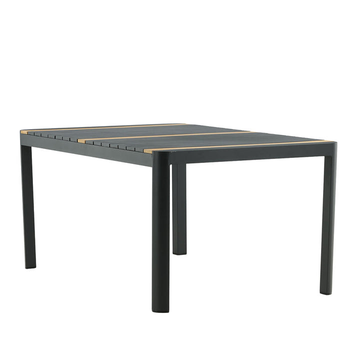 Rebellenclub Ferna Tuintafel - 150 x 90cm - Zwart