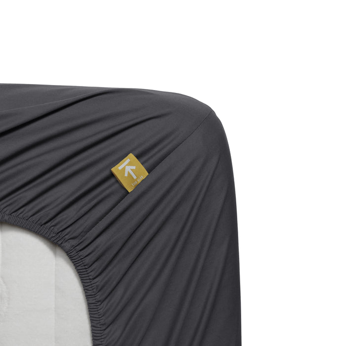 Beddinghouse Percale katoen - Hoeslaken - 90x210 - Antraciet