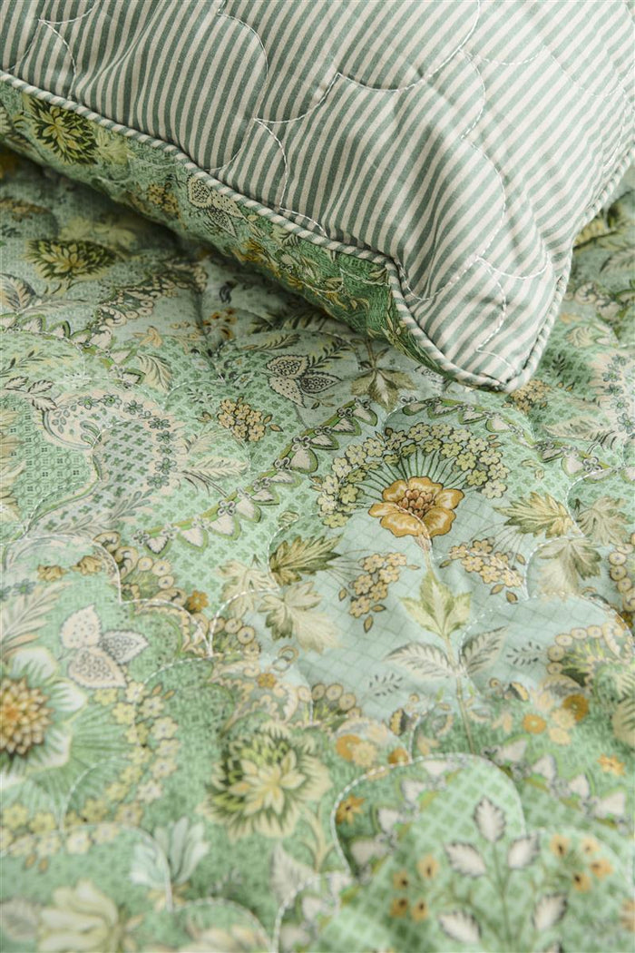 Pip Studio Saluti Piccoli Quilt Sprei - 150x200 cm - Groen