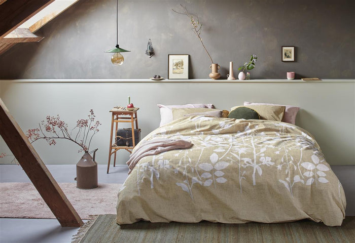 Ariadne at Home Plant Dekbedovertrek - 240x200/220 - Geel