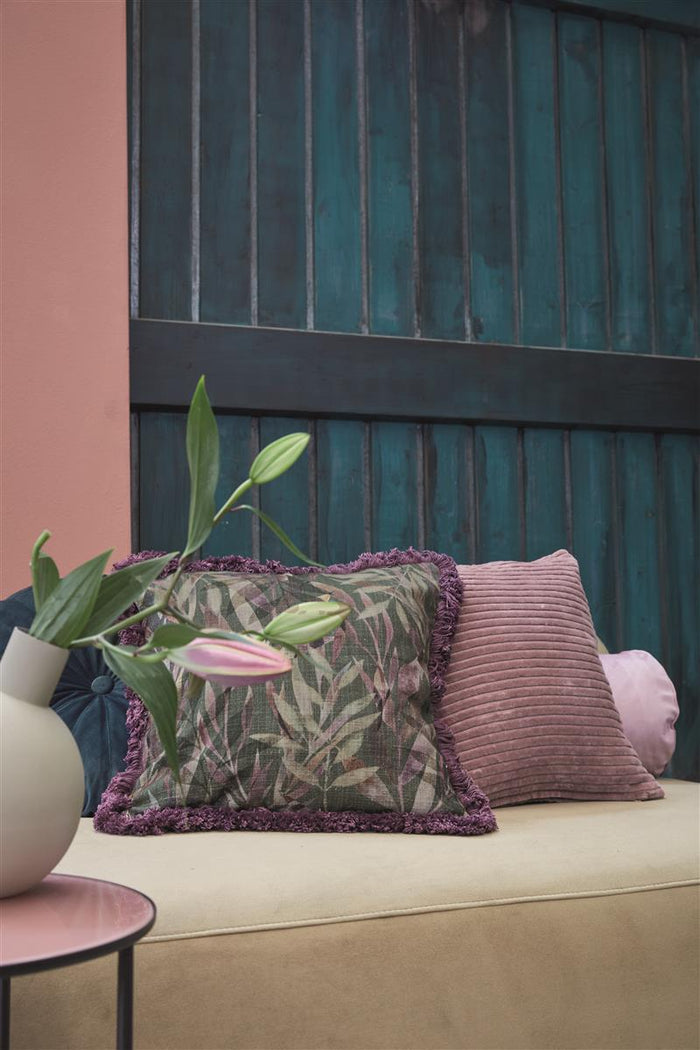 KAAT Amsterdam Softy Stripe Sierkussen - 22x70 cm - Lila