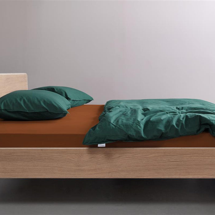 Beddinghouse Jersey - Topper Hoeslaken - 90x200/220 - Steenrood