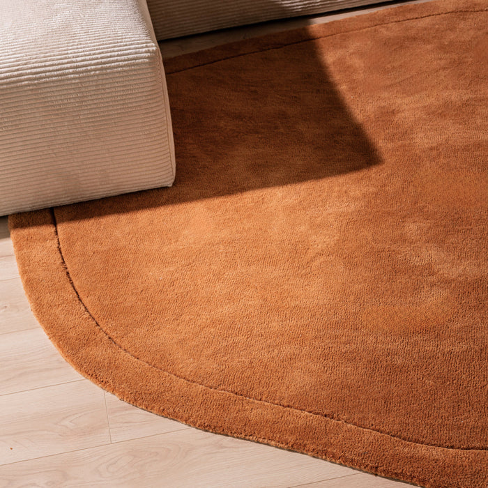 by fonQ Pebble Vloerkleed Ø 200 cm - Terra