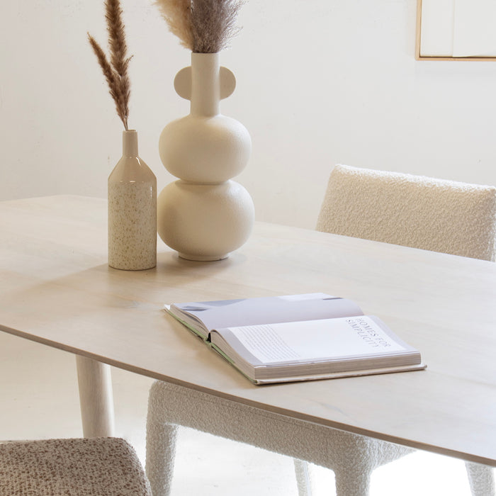 Giga Meubel - Eettafel Leone Naturel 170cm Deens Ovaal