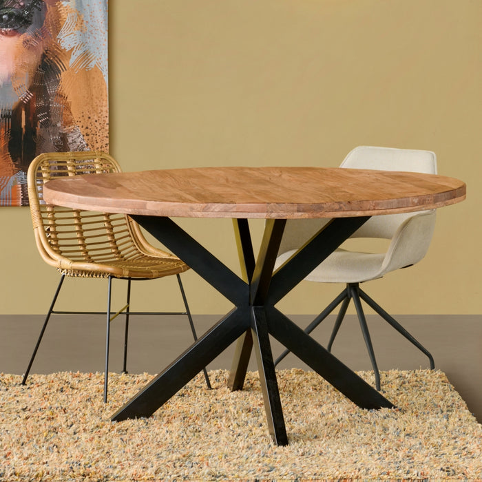 Eettafel Bemmel - Hout - Mango|Hout - Naturel - Hout