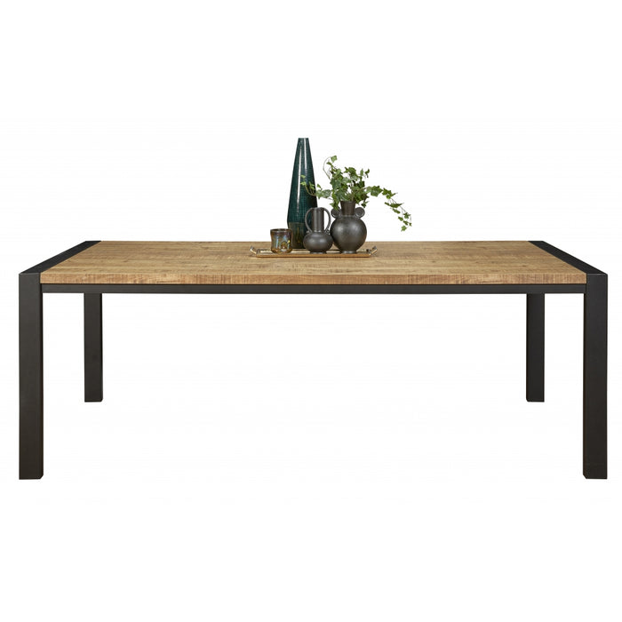 Eettafel Tilburg - Hout - Mango|Hout - Naturel - MDF
