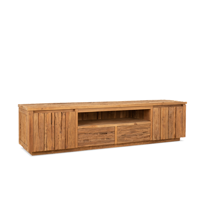 Benoa Bridge 2 Door 2 Drawer TV Cabinet Teak 200 cm