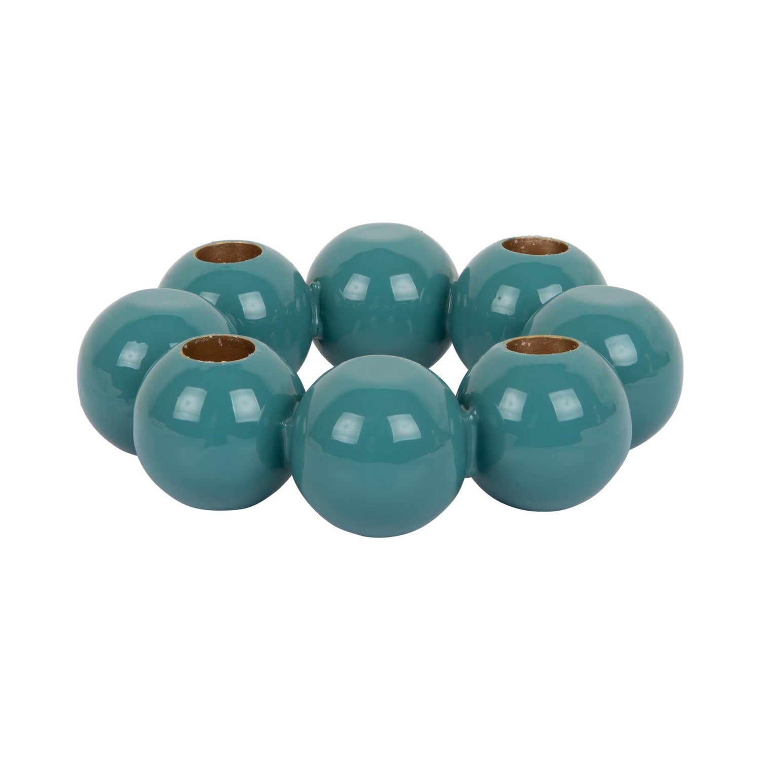 Present Time Kandelaar Bubbles Round - Blauw - Ø19cm