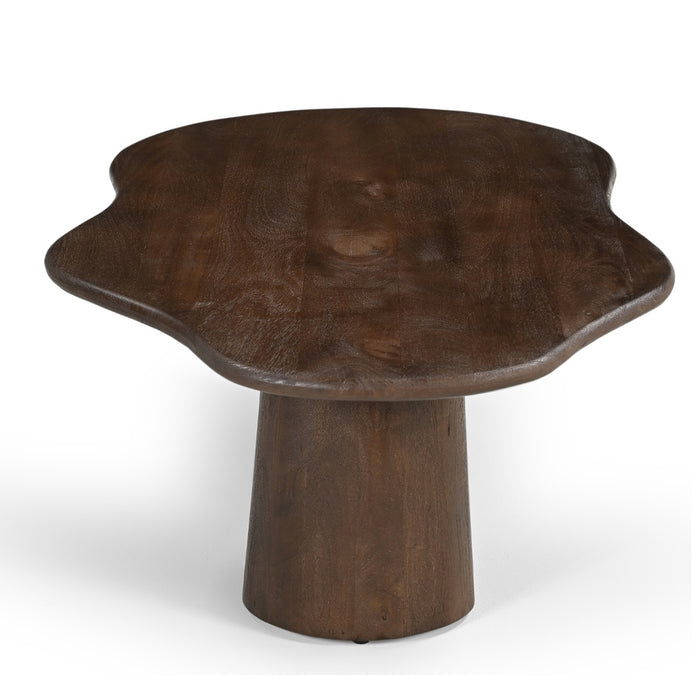 Giga Meubel - Salontafel Jessie Organisch Donkerbruin 120cm