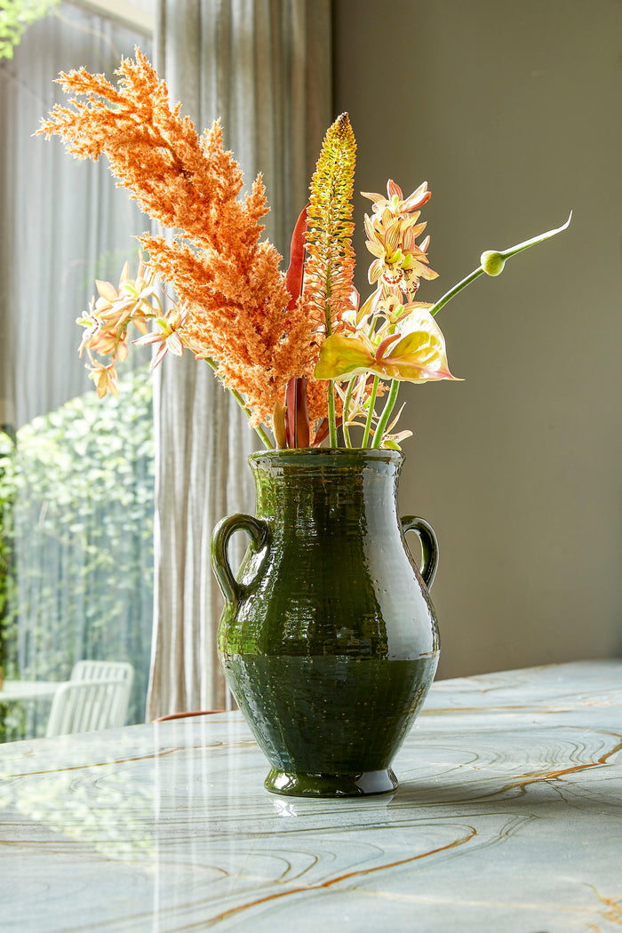 Mica Decorations Elena Vaas - L29 x B26 x H39 cm - Groen