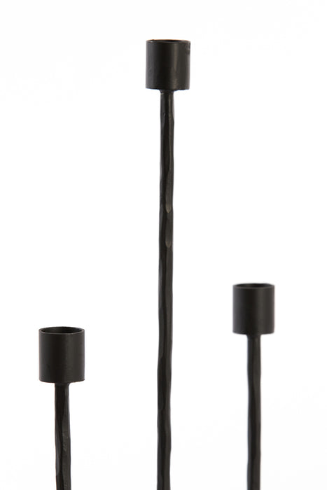 D - Light & Living - Kandelaar NICOLE - 22.5x15x45.5cm - Zwart