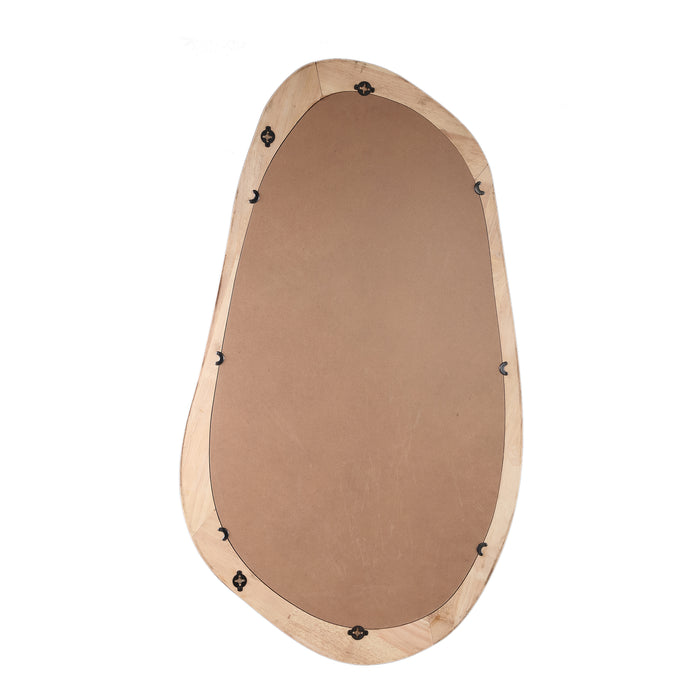 PTMD Neelix Natural rubberwood organic mirror L