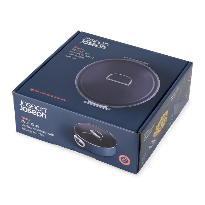 Joseph Joseph Space Braadpan met Deksel - Ø 28 cm