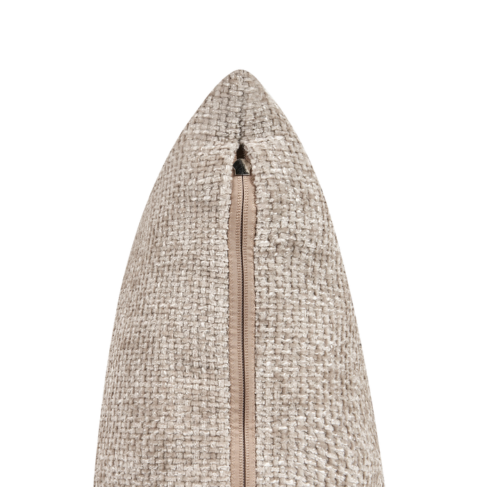 Beliani - GLORVIKA II - Driezitsbank - Taupe - Polyester