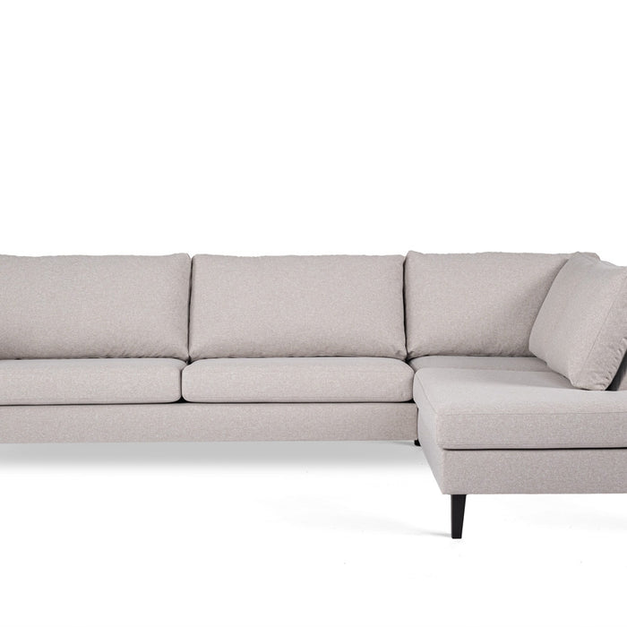 Giga Meubel - Hoekbank Grijs Stof - 3-Zits Rechts - Cover