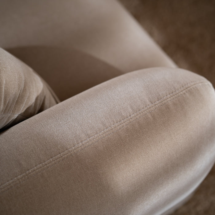 Bronx71 3-zitsbank Palermo velvet taupe