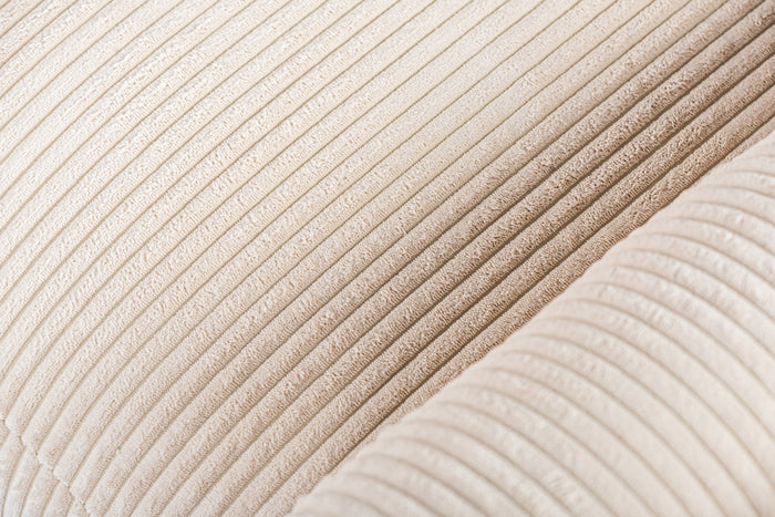 Giga Meubel - Hoekbank Ribstof - Beige - 3-Zits Rechts - Jack Lincoln