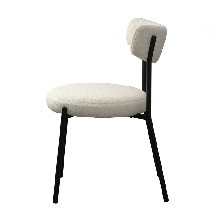 Nordic Home Frej eetkamerstoel - teddy - wit