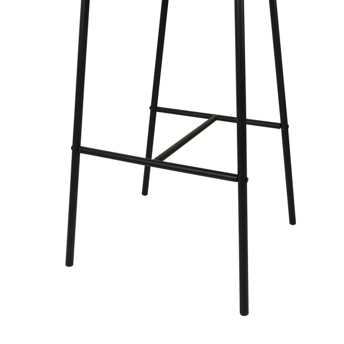 Beliani - KIANA - Barkruk set van 2 - Lichtbeige - Polyester