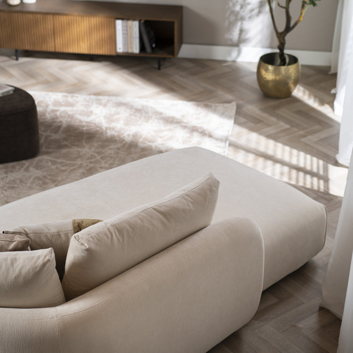 Bronx71 Hoekbank Isa chenille off white links