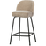 WOOOD Vogue Barkruk H 89 cm - Polyester - Sand