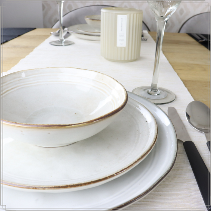 OTIX Soepkommen 6 Persoons Beige 15cm Soeptassen Keramiek LILY