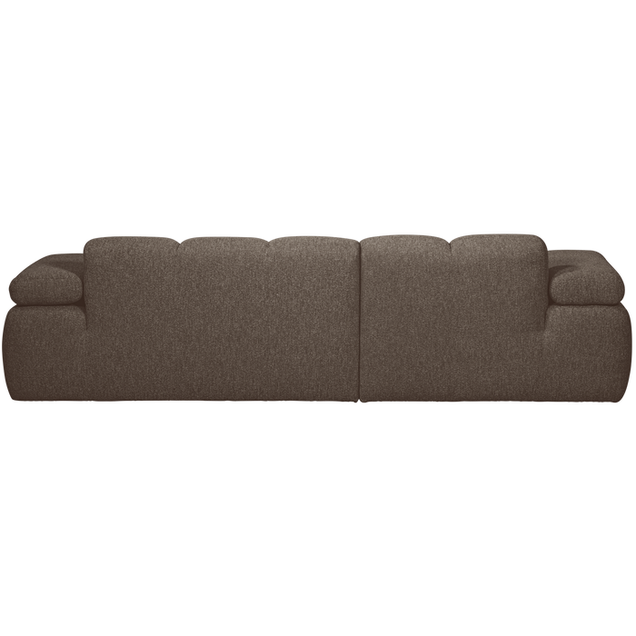 WOOOD Mojo Chaise Longue Bank Links - Bouclé - Bruin Melange