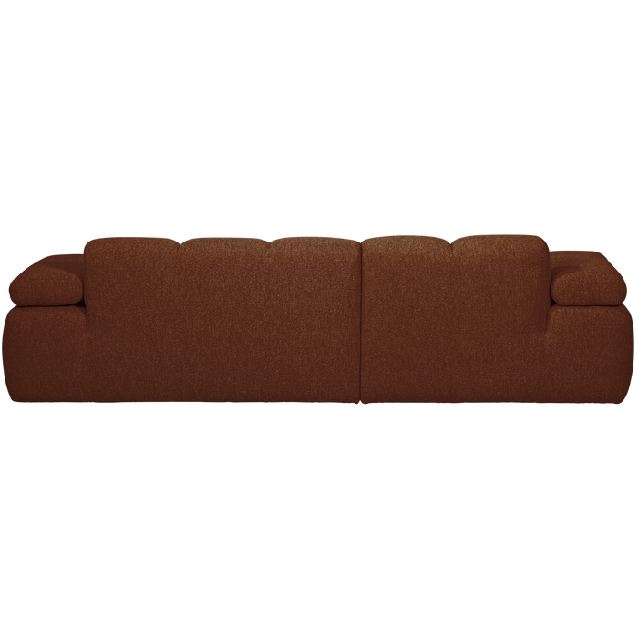 WOOOD Mojo Chaise Longue Bank Links - Bouclé - Roest Bruin Melange