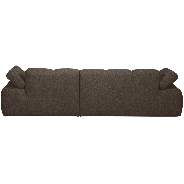 WOOOD Mojo Chaise Longue Bank Rechts - Bouclé - Bruin Melange
