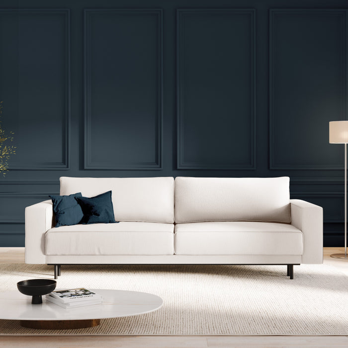 Micadoni Home Caro 3-zitsbank met Slaapfunctie - Lichtbeige