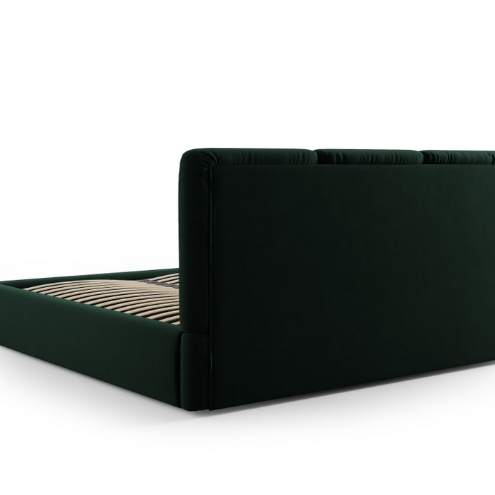 Windsor & Co Horizon Bedframe met Opbergvak - 160 x 200 cm - Fluweel - Flessengroen