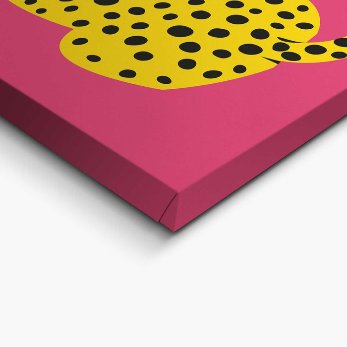 Reinders - Oh La La Leopard Pink - Canvas Schilderijen set 2x 30x20cm