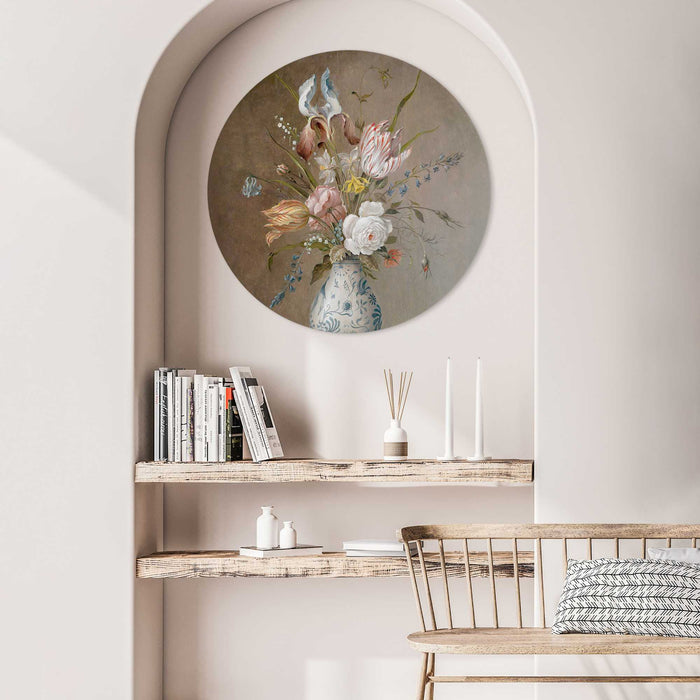 Reinders - Still Flowers - Glasschilderij Ø 70 cm